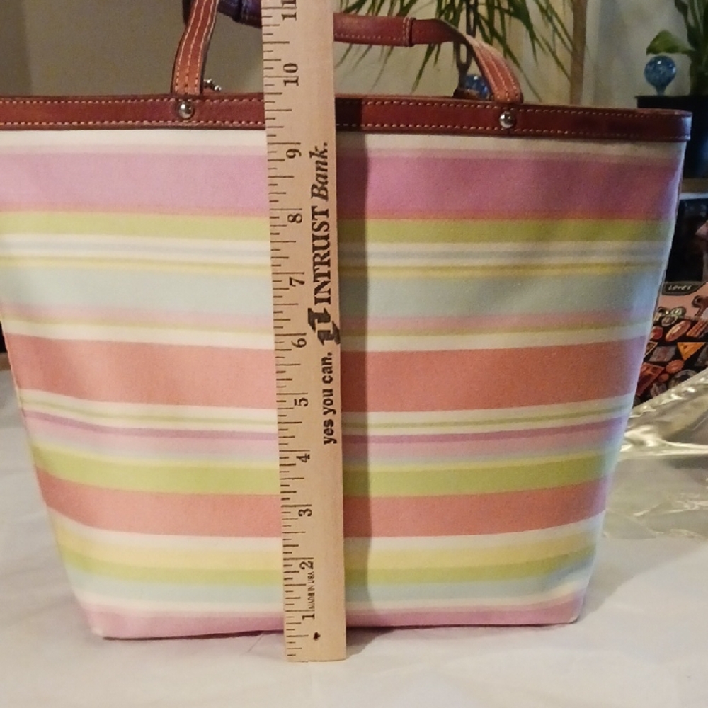 Coach Pastel Striped Tote Bag - Picture 6 of 12